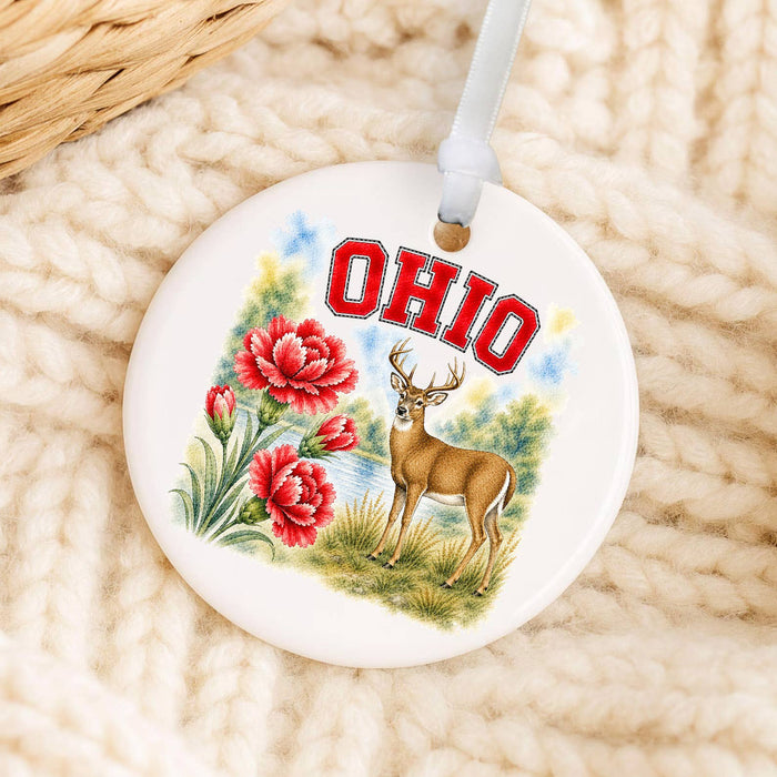 Ohio State Bird and Animal Ornament