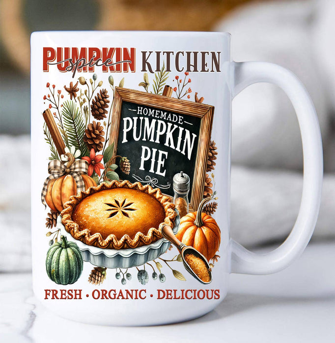 Fall Autumn Pumpkin Pie  Coffee Mug