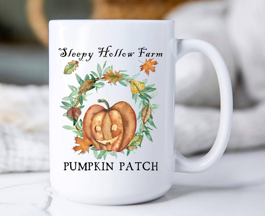 Sleepy Hollow Farm Pumpkins Coffee Mugs
