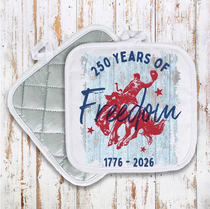 Western 250 years of Freedom Pot Holder