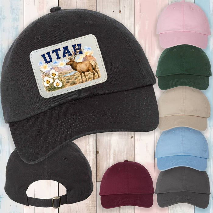 Utah State Bird and Animal Baseball Hat