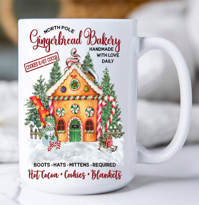 Christmas Gingerbread  House Bakery  Coffee Mug