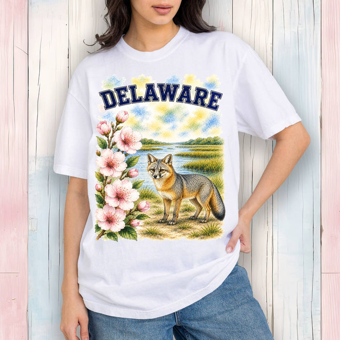 Delaware State Bird and Animal T-Shirt