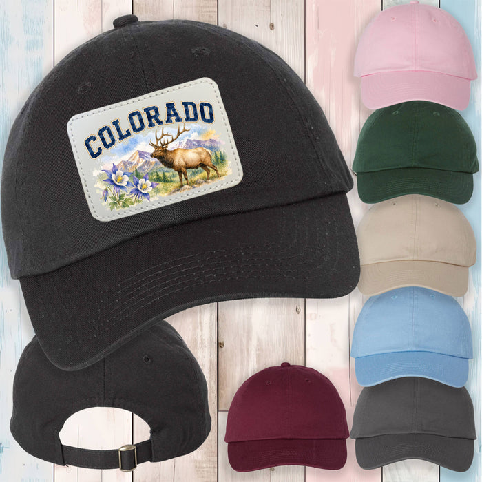 Colorado State Bird and Animal Baseball Hat