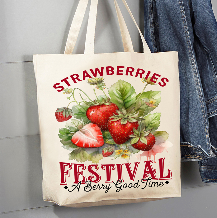 Strawberry Festival  Canvas Tote Bag