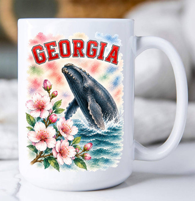 Georgia State Bird and Animal Coffee Mug
