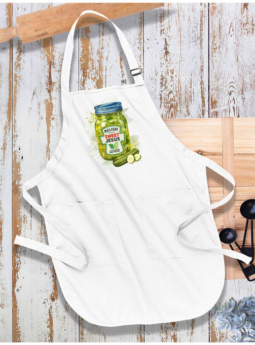 Relish Sweet Jesus Spiritual Apron