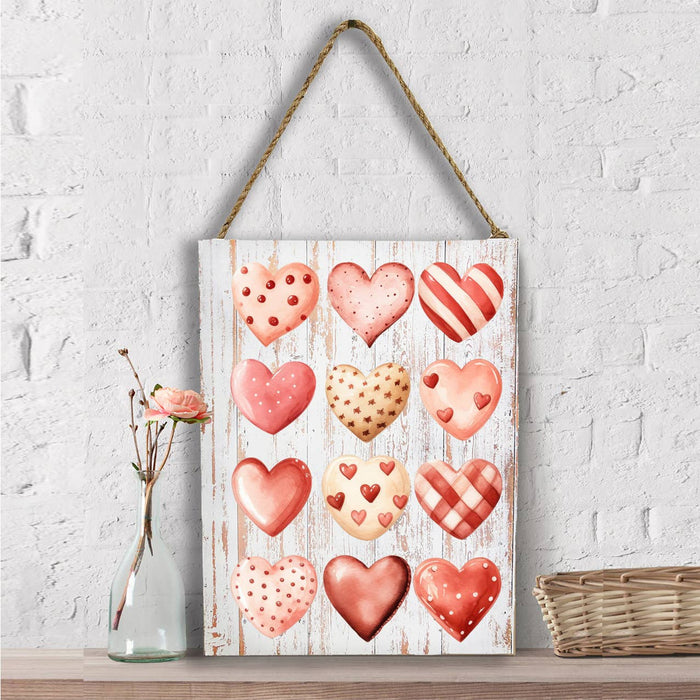 Valentine Heart Cookies  Wall Decor