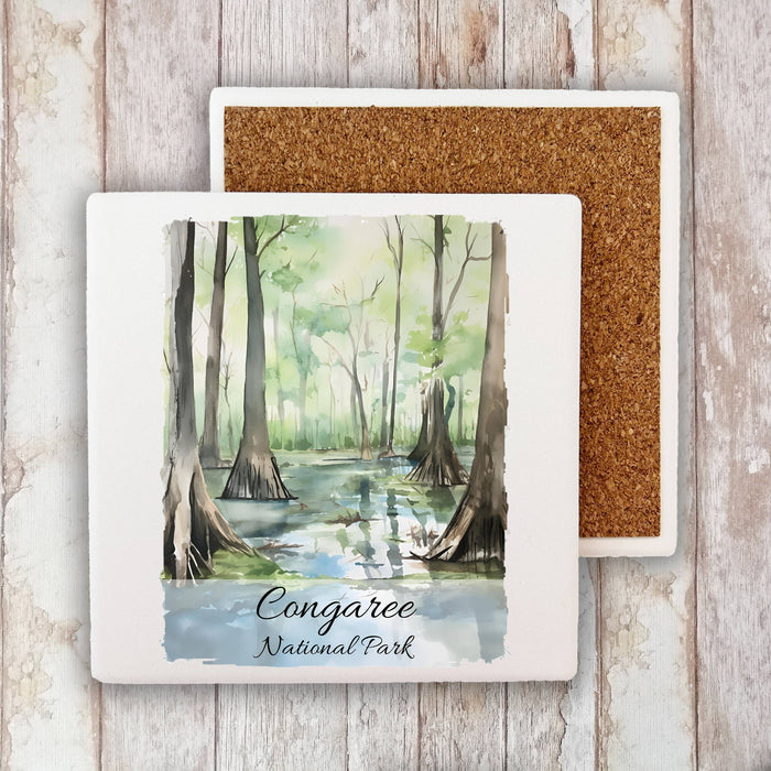 Congaree National Park South Carolina  Stone Coaster