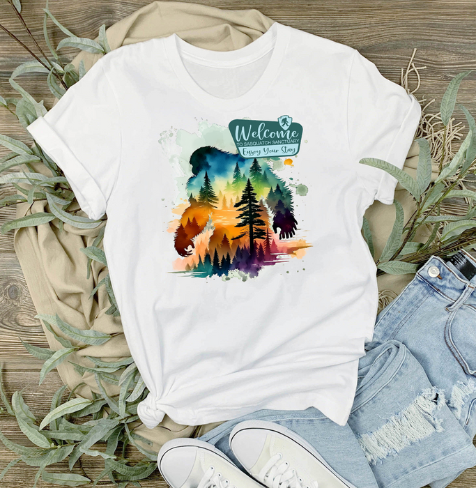 Sasquatch Sanctuary Big Foot T-Shirt