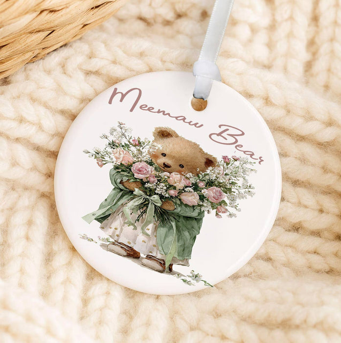 Mother's Day Meemaw BearOrnament