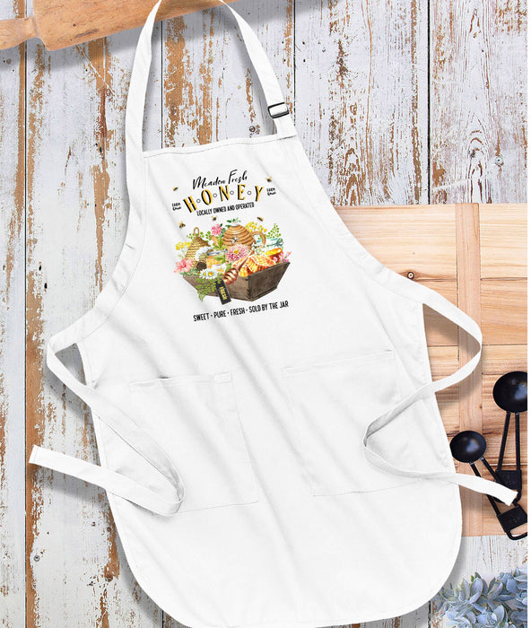 Modern Farmhouse Fresh Honey Bees Apron