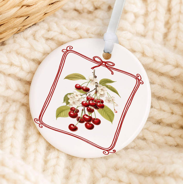 Vintage Cherries Ornament
