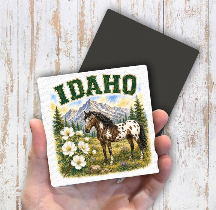 Idaho State Bird and Animal Magnet Fridge