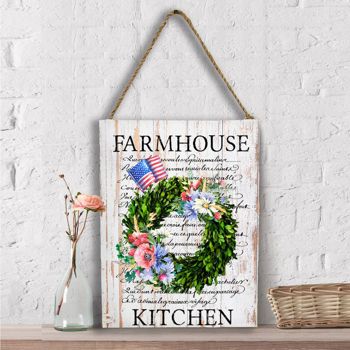 4th of July Patriotic Farmhouse  Wall Decor