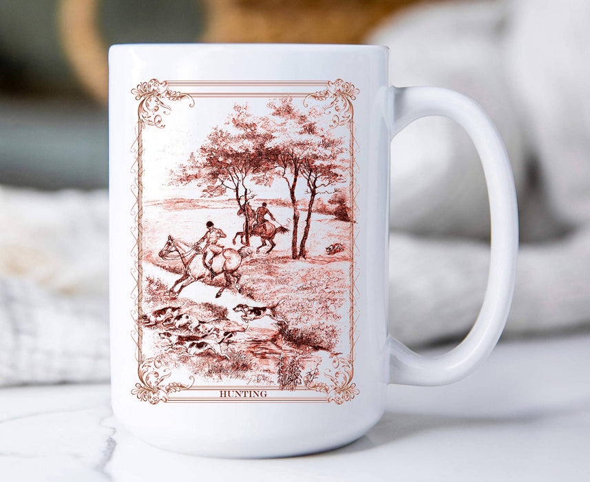 Vintage English Fox HuntingCoffee Mug