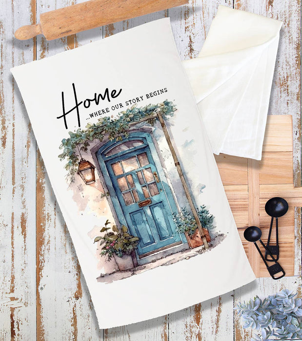 Blue Door Home Our Story Begins Terry Cloth Towel