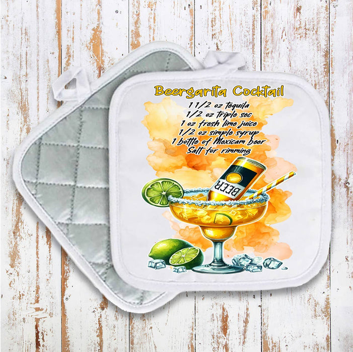 Summer Cocktail Beergarita Pot Holder Oven Mitt