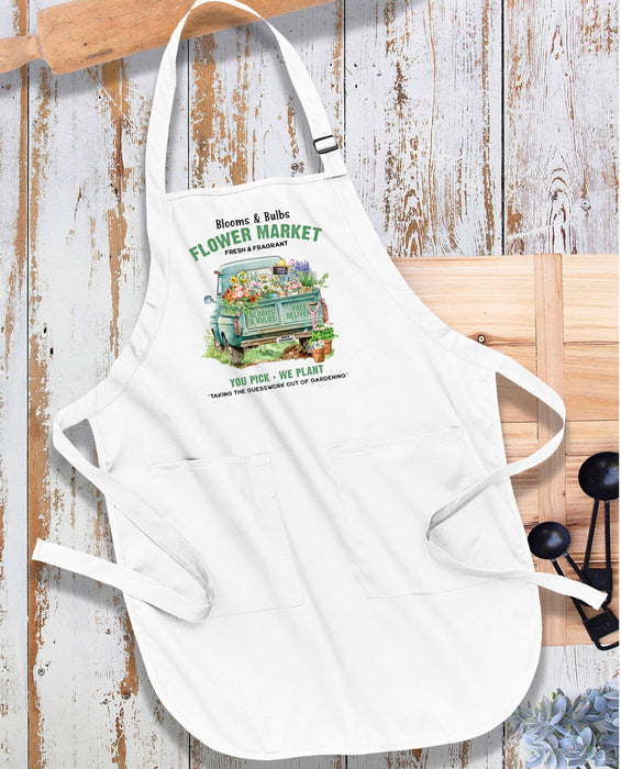 Modern Farmhouse Country Pick up Truck  Apron