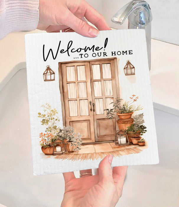 Welcome to our Home Front Door SWEDISH DISH CLOTH