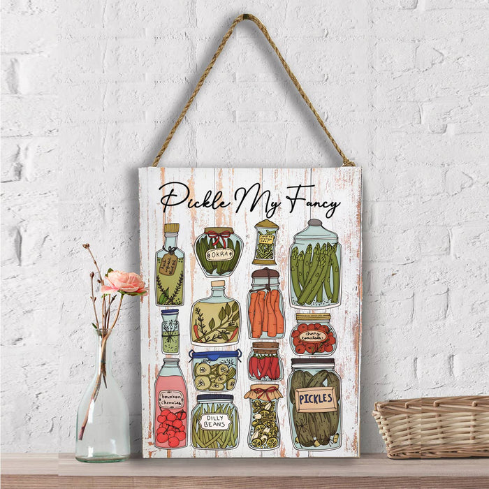 Pickle My Fancy Vintage Pickles  Wall Decor