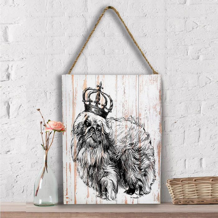 Pekingese Dog Crown, Wall Decor