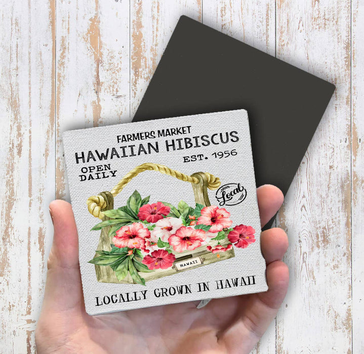 Hawaii State Flower Hibiscus Souvenir Magnet Fridge