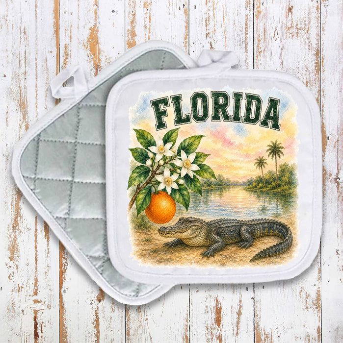 Florida State Bird and Animal Pot Holder