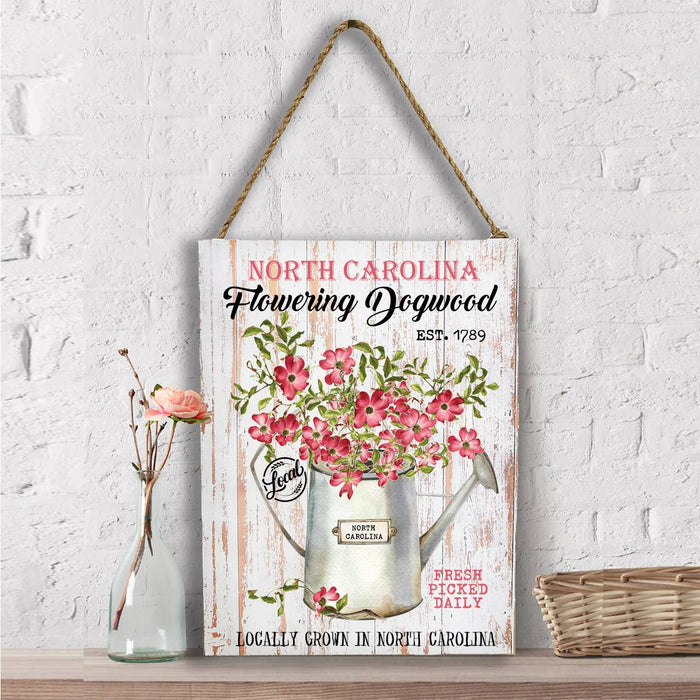 North Carolina State Flower Dogwood Wall Decor