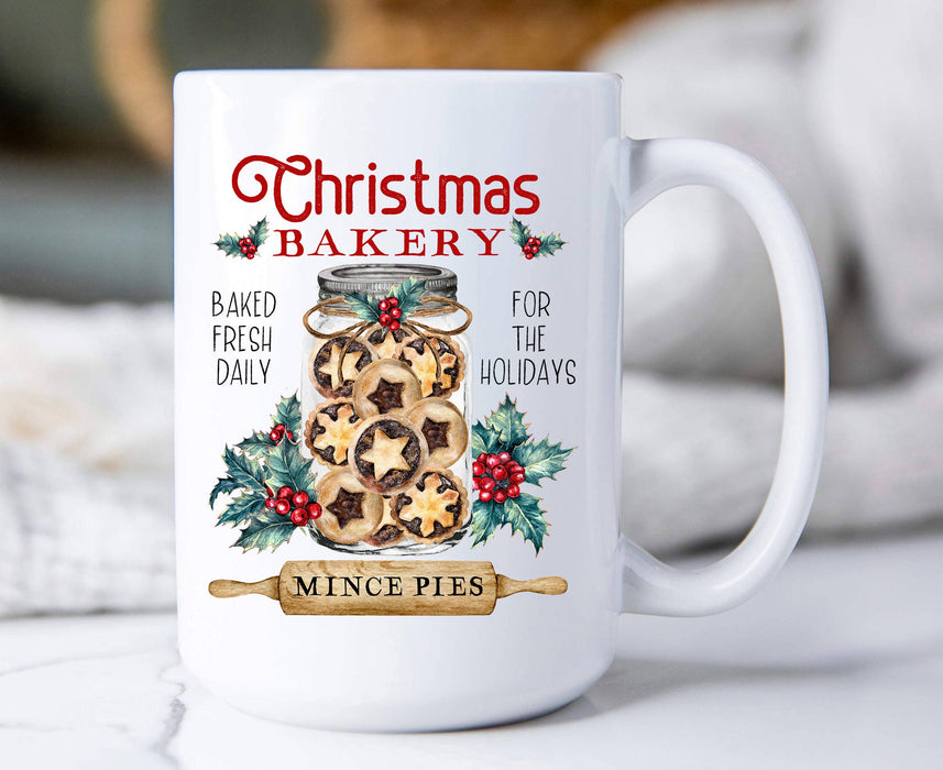 Christmas Bakery Cookies Mince Pie Coffee Mug