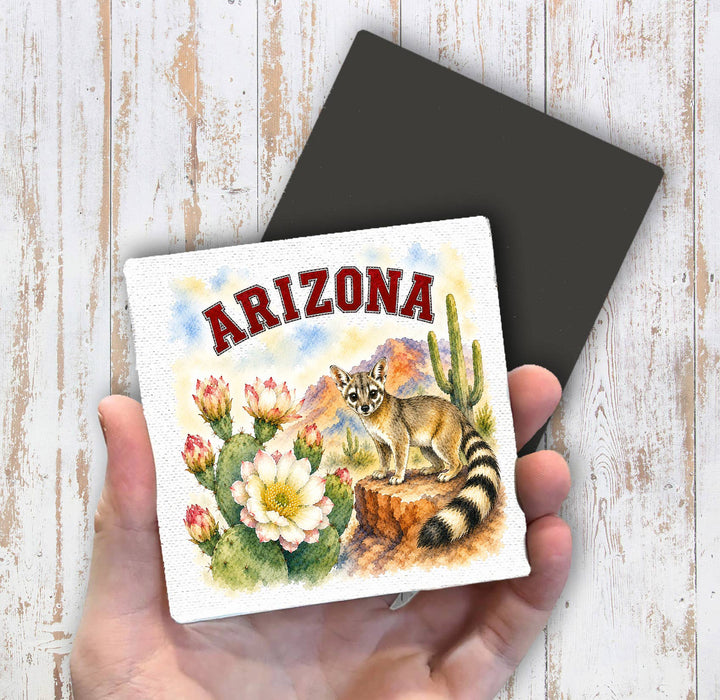 Arizona State Bird and Animal Magnet Fridge