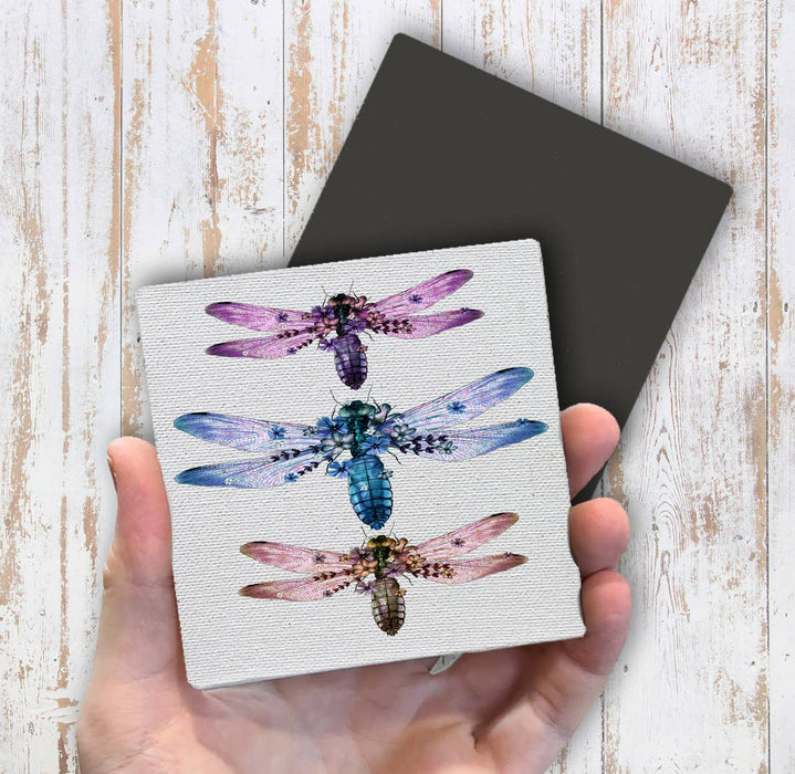 Vintage Dragonflies Insect Magnet Fridge