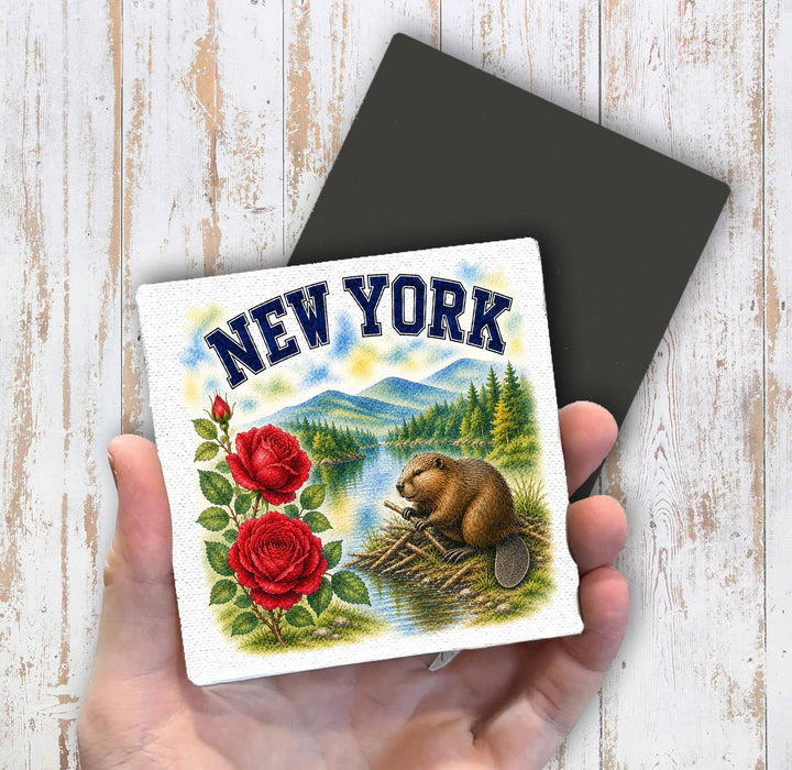 New York State Bird and Animal Magnet Fridge