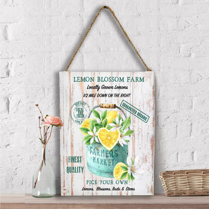 Farmers Market Lemon Blossoms Wall Decor