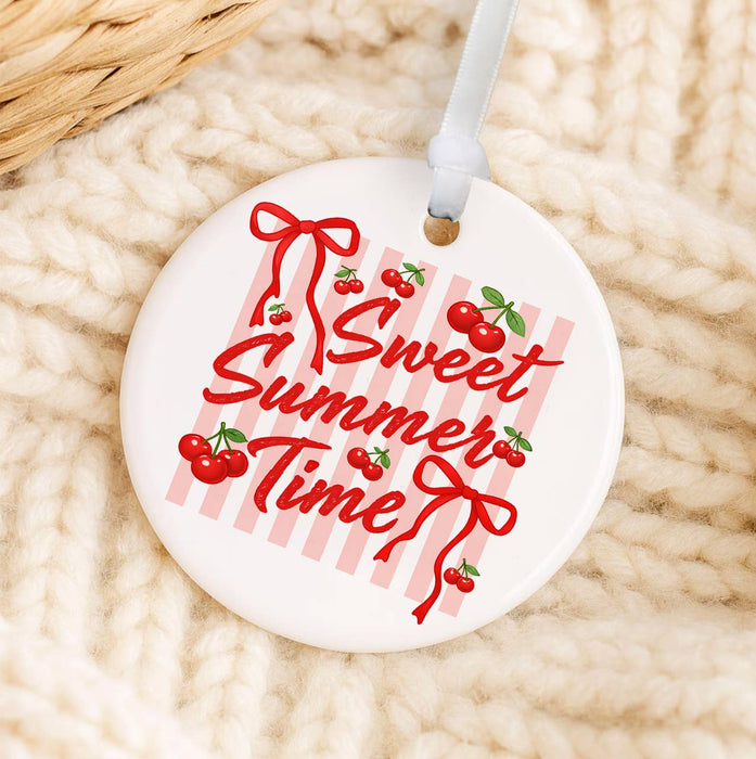 Sweet Summer Time Cherry Ornament