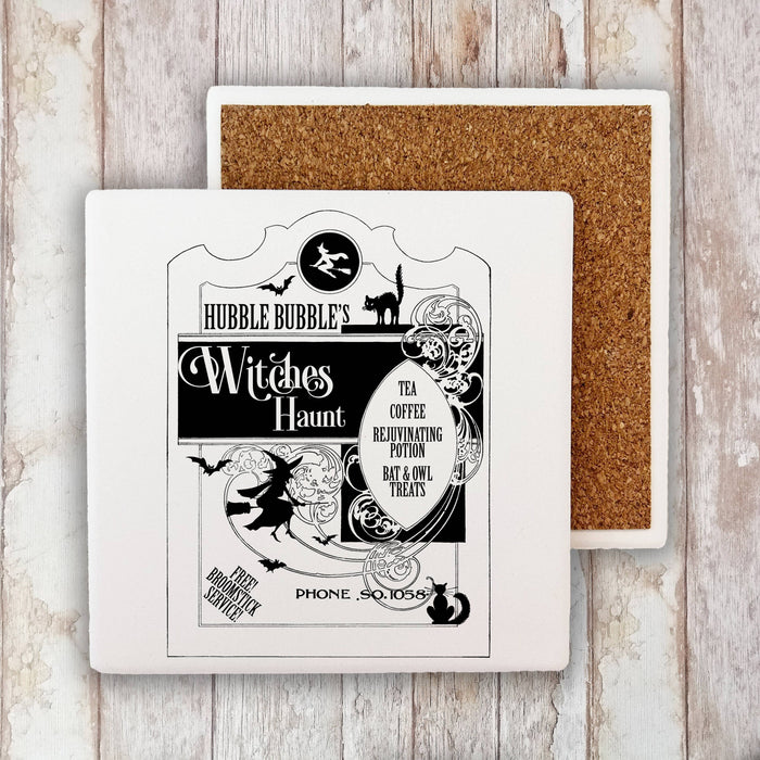 Hubble Bubbles Witches Haunt, Stone Coaster