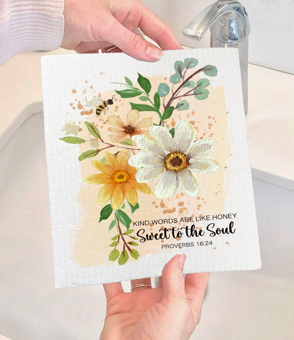 Spiritual Sweet to the Soul God SWEDISH DISH CLOTH