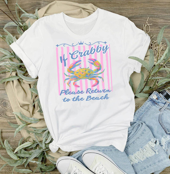 If Crabby return to the Beach T-Shirt