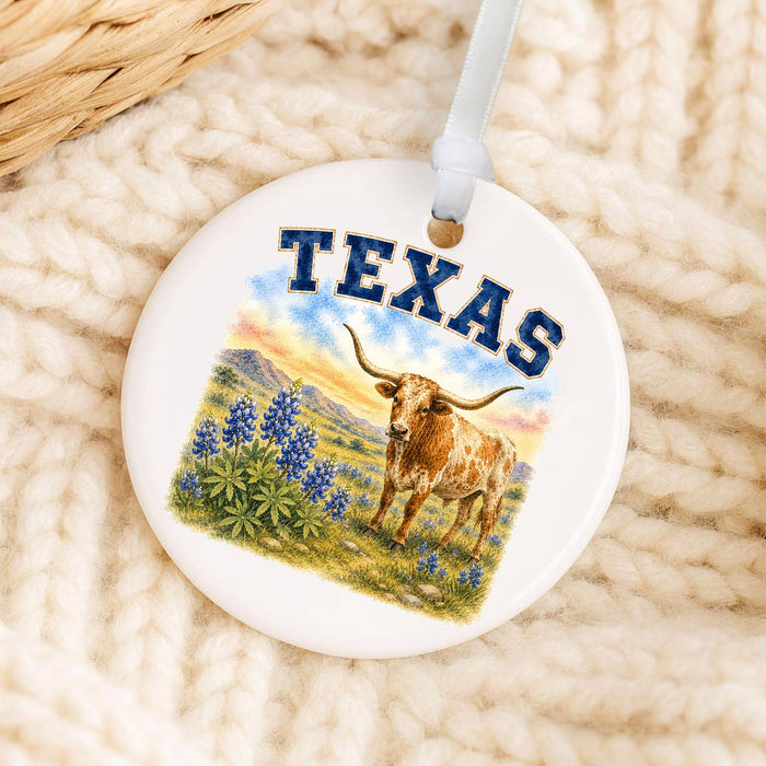 Texas State Bird and Animal Ornament