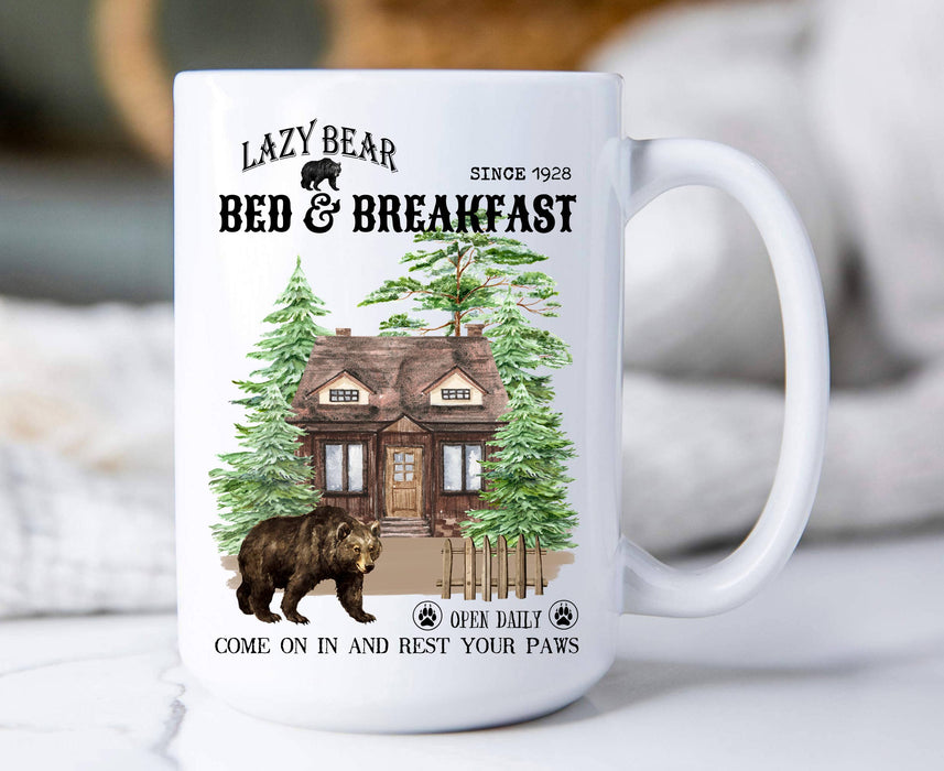 Lazy Bear Bed & Breakfast  Coffee Mugs