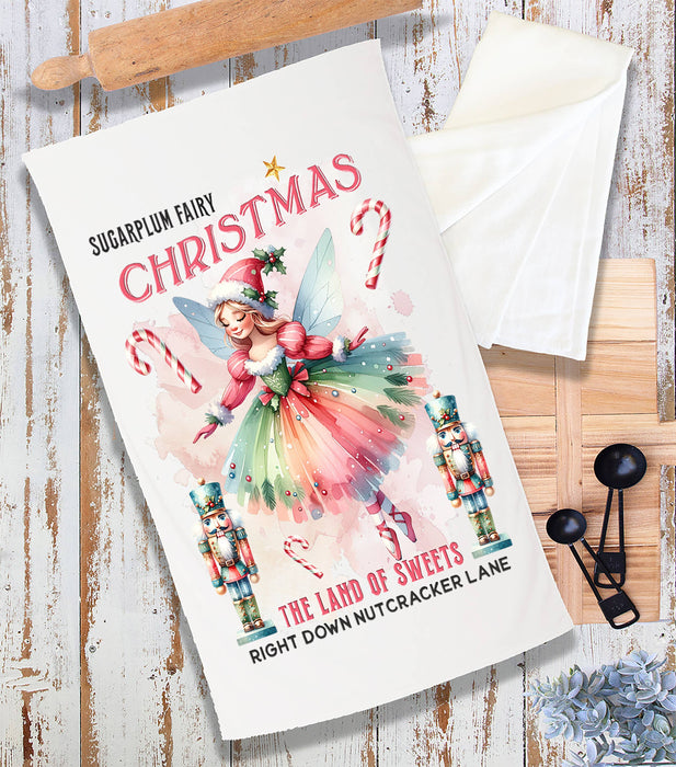 Christmas Sugarplum Fairy Terry Towel