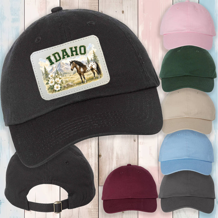 Idaho State Bird and Animal Baseball Hat