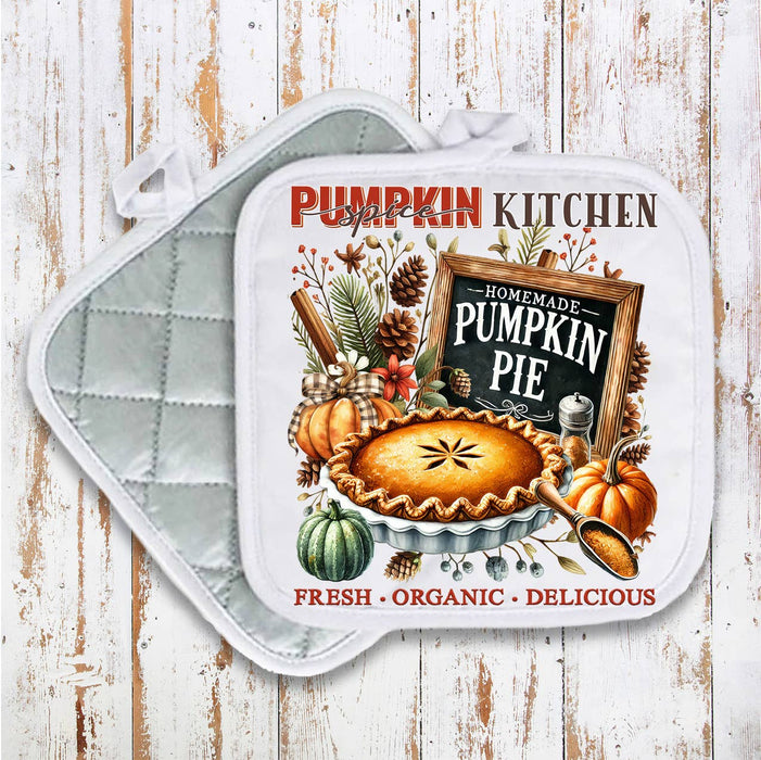 Fall Autumn Pumpkin Pie  Pot Holder