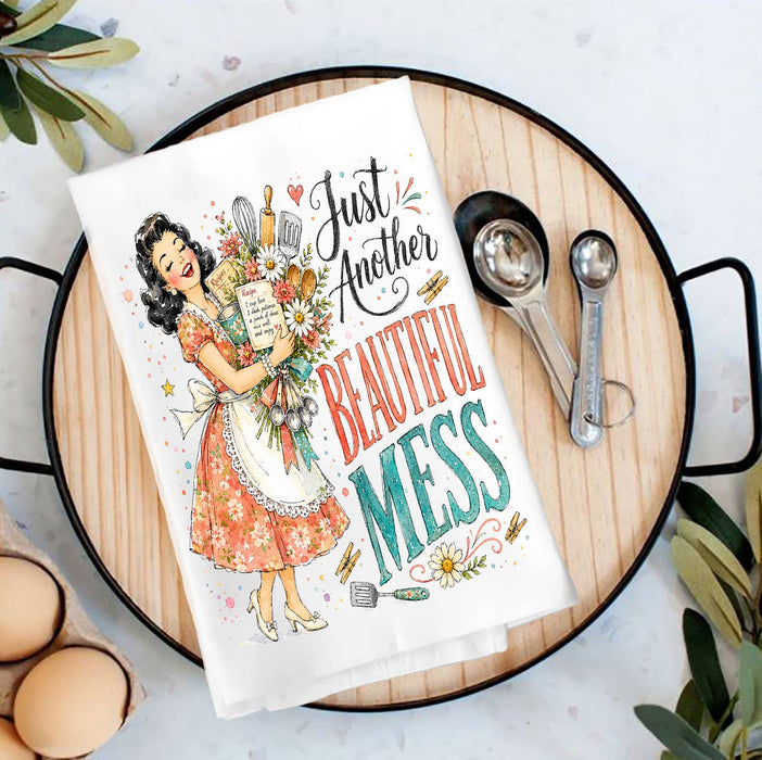 Housewives Beautiful Mess Tea Towel