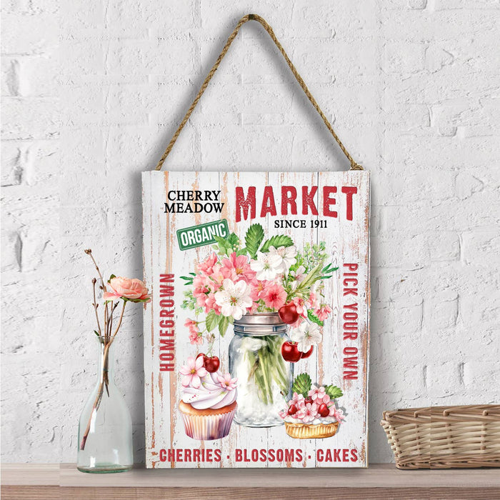 Cherry Meadow Market Country Wall Decor