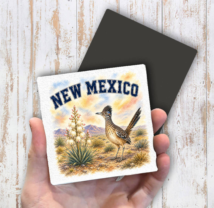 New Mexico State Bird and Animal Magnet Fridge