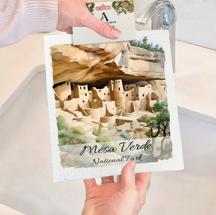 Mesa Verde National Park Colorado SWEDISH DISH CLOTH