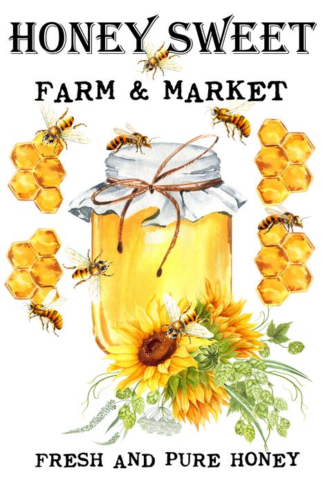 Farmers Market Honey Sweet Farm Bees
