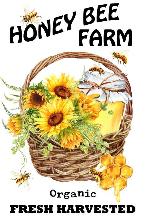 Modern Farm House Sunflower Honey Bees