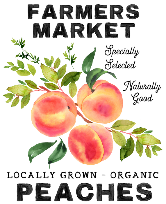 Farmers Market Organic Peaches